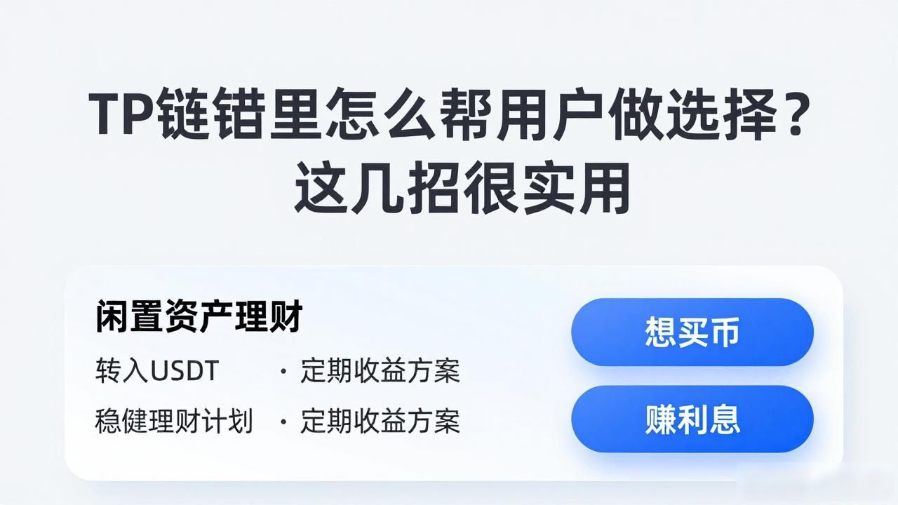 如何在TP钱包中引导用户选择？_TP钱包引导用户选择_TP钱包界面设计技巧