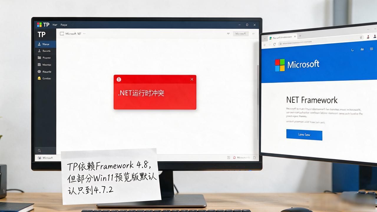TP软件Windows 10 11闪退解决方案_TP软件.NET运行时冲突修复_TP软件官方正版下载安装后系统兼容性分析