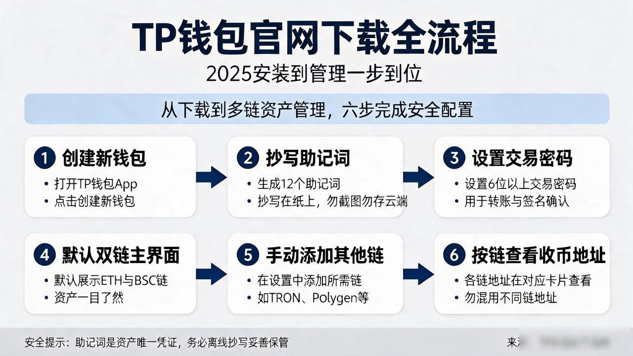 TP钱包官网下载正确版本_TP钱包创建新钱包助记词备份_如何通过2025 TP钱包官网下载进行全流程管理?