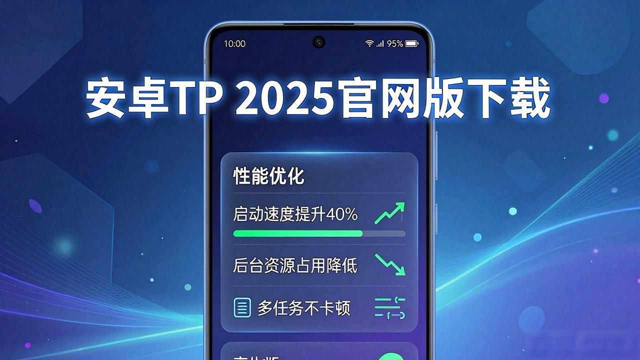 安卓2025版本界面设计重构_性能优化启动速度提升40%_打造极致体验：tp官方下载安卓2025全新功能解读