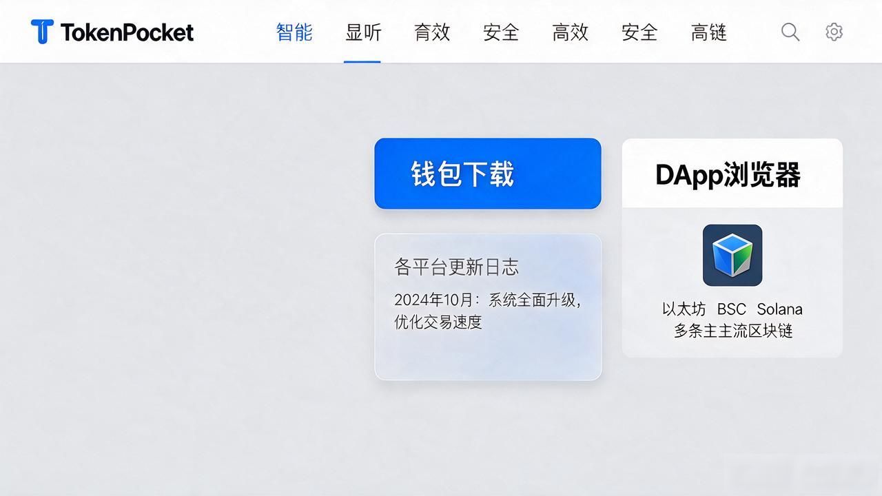 TokenPocket官网导航结构解析_TokenPocket官网的导航与功能使用解析_TP钱包DApp浏览器多链支持