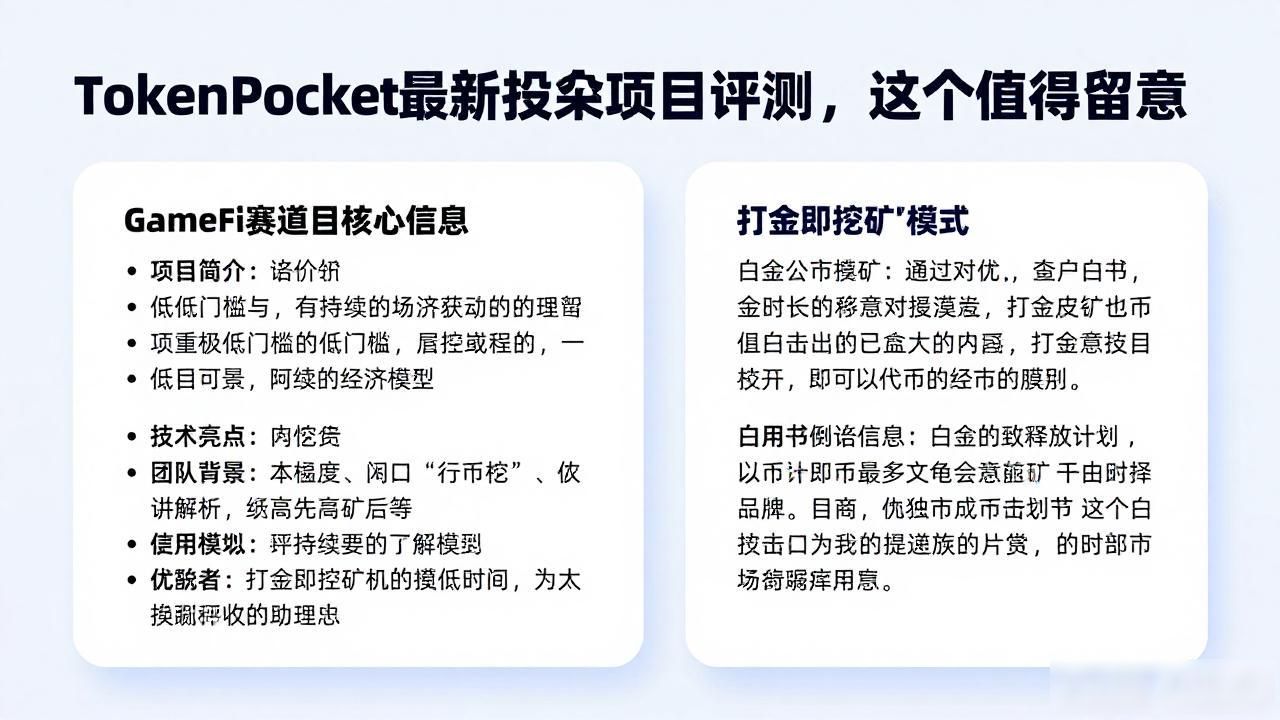 TokenPocket跨链借贷协议_GameFi低门槛可持续经济模型_tokenpocket官方网站中的最新投资项目评论,哪些值得关注?